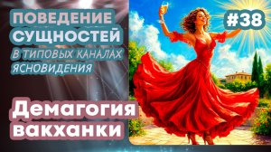 Демагогия вакханки - 38 | Поведение сущностей в типовых каналах ясновидения | Прямые порталы