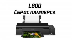 Epson L800 сброс памперса