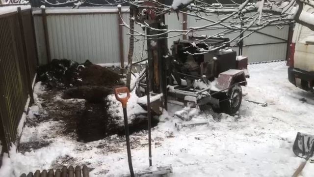 Бурение зимой