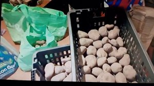 Страничка Надежды . Что с картохой через 3 месяца(Надино видео , переборка картохи .