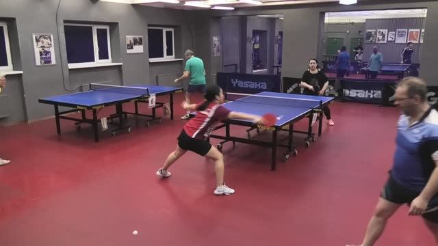 Ноговицина А. (526) - Нельсон Д. (698) 08.01 настольный теннис Любительский турнир смотреть онлайн