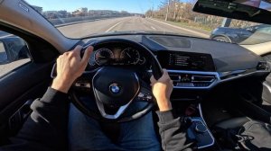 2020 BMW 318d G20 / БМВ 318д Г20 2.0 турбо автомат 150 л.с. | Тест драйв от первого лица | Шумомер