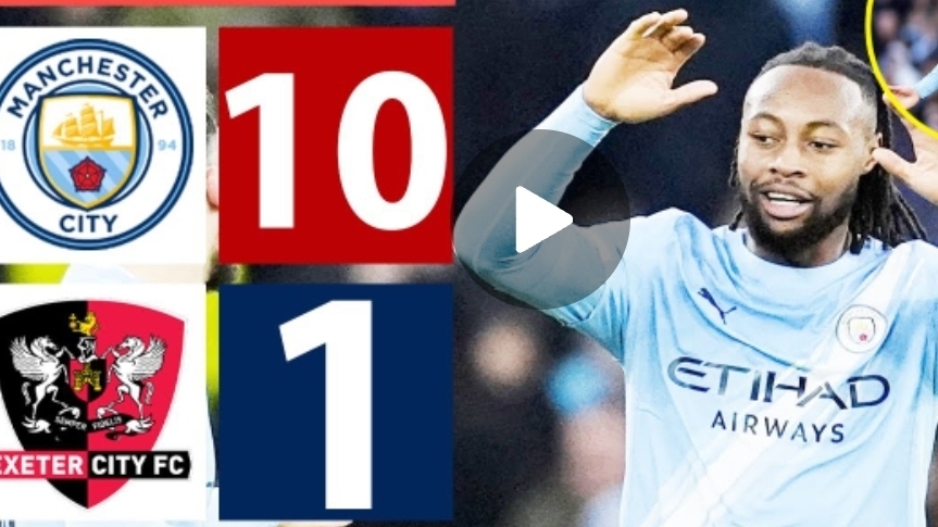 "Манчестер Сити" - "Эксетер Сити" 10:1 - Все голы и основные моменты | Кубок Англии 2026 🔥 смотреть онлайн
