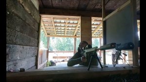 Orsis AR-10 и ДТК закрытого типа, банка газоразгруженная, вспышка, в 308win калибре в Slow motion