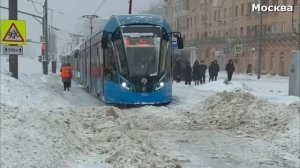 ℹ️ В Москве рекордный снегопад за всю историю метеонаблюдений  Сугробы в столице достигли 65 см