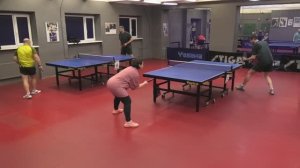 Нельсон Д. (698) - Грязнов Г. (611) 08.01 настольный теннис Любительский турнир