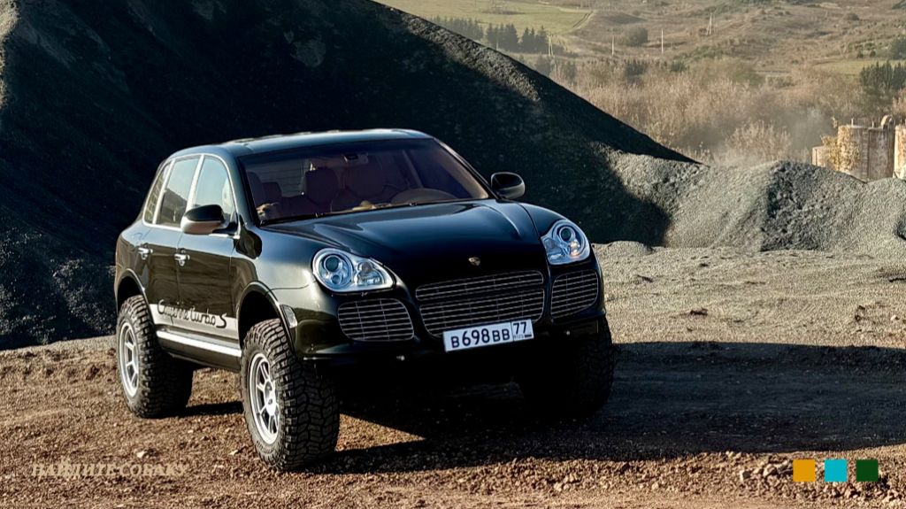 Лифт Porsche Cayenne Turbo S: самый редкий кайенн 955 в Overland и Off-road стилистике