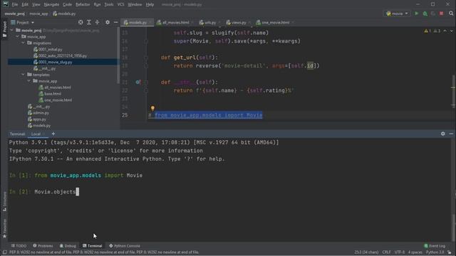 41 Slug поле. Курс по Django 4 смотреть онлайн