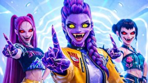 Руми, Мира и Зои превращаются в демонов! 👿 K-pop анимационный сериал «Охотники на демонов»