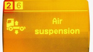 Ошибка Пневмо подвеска DAF 105