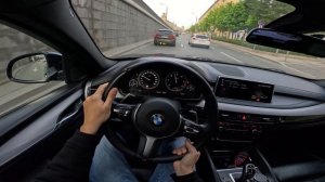 2017 BMW X6 40d / БМВ Х6 40Д 3.0 автомат 313 л.с. | Тест драйв от первого лица | Обзор