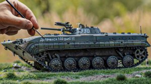 БМП-1. Диорама своими руками.