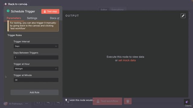 4-6. Schedule Trigger смотреть онлайн