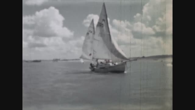 РЕТРО 1973 г. Яхтклуб Хабаровск, яхта Спрей