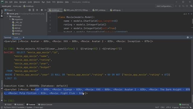 38 Объект Q. Союзы AND и OR в запросе. Курс по Django 3 смотреть онлайн
