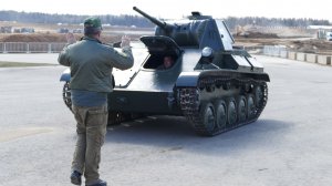 Легкий танк Т-70 в парке "Патриот", 20 апреля 2017