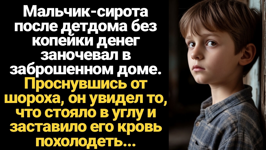 ИСТОРИИ ИЗ ЖИЗНИ/Мальчик-сирота после детдома без копейки денег заночевал в заброшенном доме. Просну смотреть онлайн