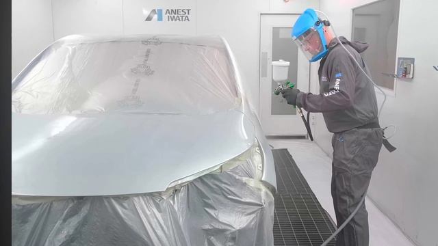 Iwata Ls400 Ws400 Series 2 , как покрасить базовое покрытие , техническое обучение