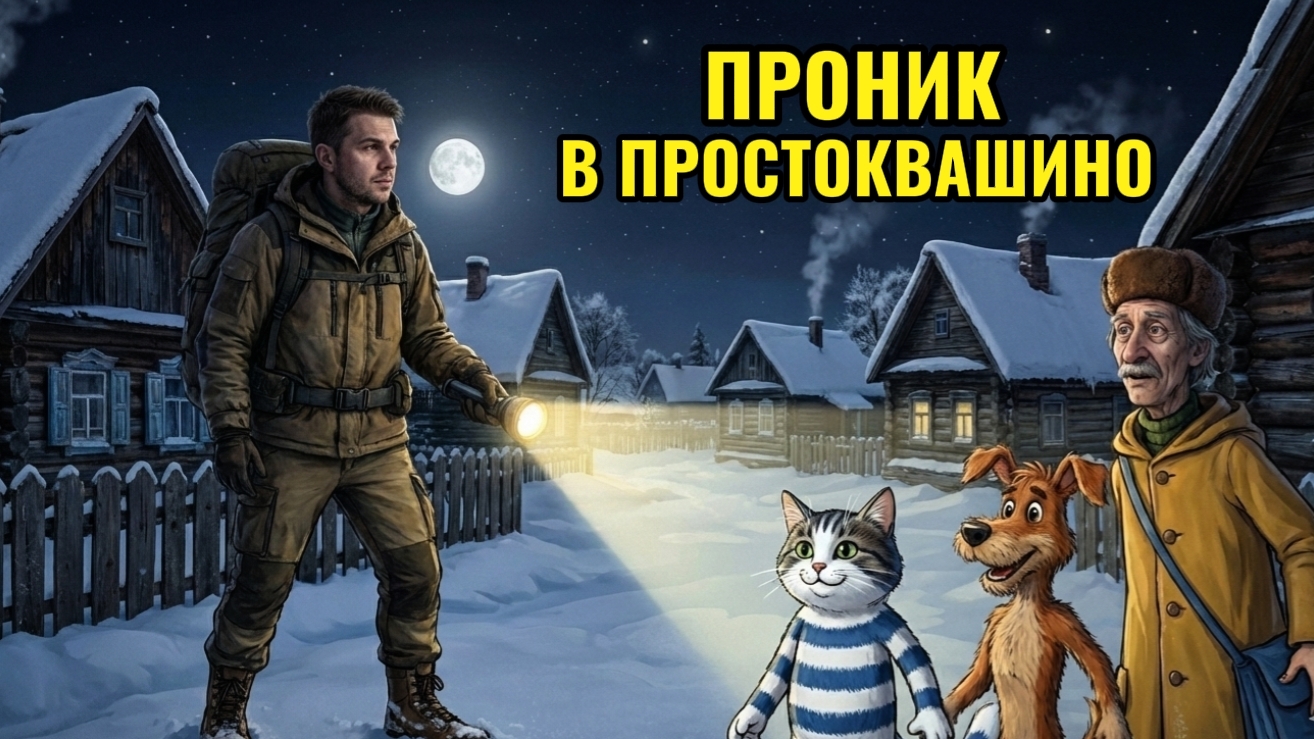 Простоквашино - ОНО СУЩЕСТВУЕТ Путешествие В деревню ЧЕРЕЗ ВСЮ РОССИЮ смотреть онлайн
