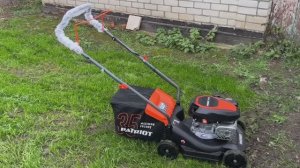 Газонокосилка бензиновая PATRIOT PT 395, ширина обработки 39 см, 3.5 лс