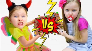 Милана с сестрёнкой устроили соревнования за новые игрушки 🧩🎀