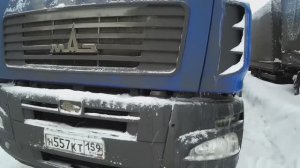 Мороз -20 градусов. Запускаем МАЗ с мотором МЕРСЕДЕС. Сканию с двигателем DSC-1201. Сравниваем.