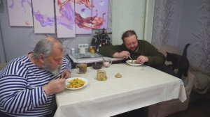 плов в мультиварке Уборка снега Вкусный ужин и завтрак ПОДВАЛ ИЛЬИЧА жизнь в деревне
