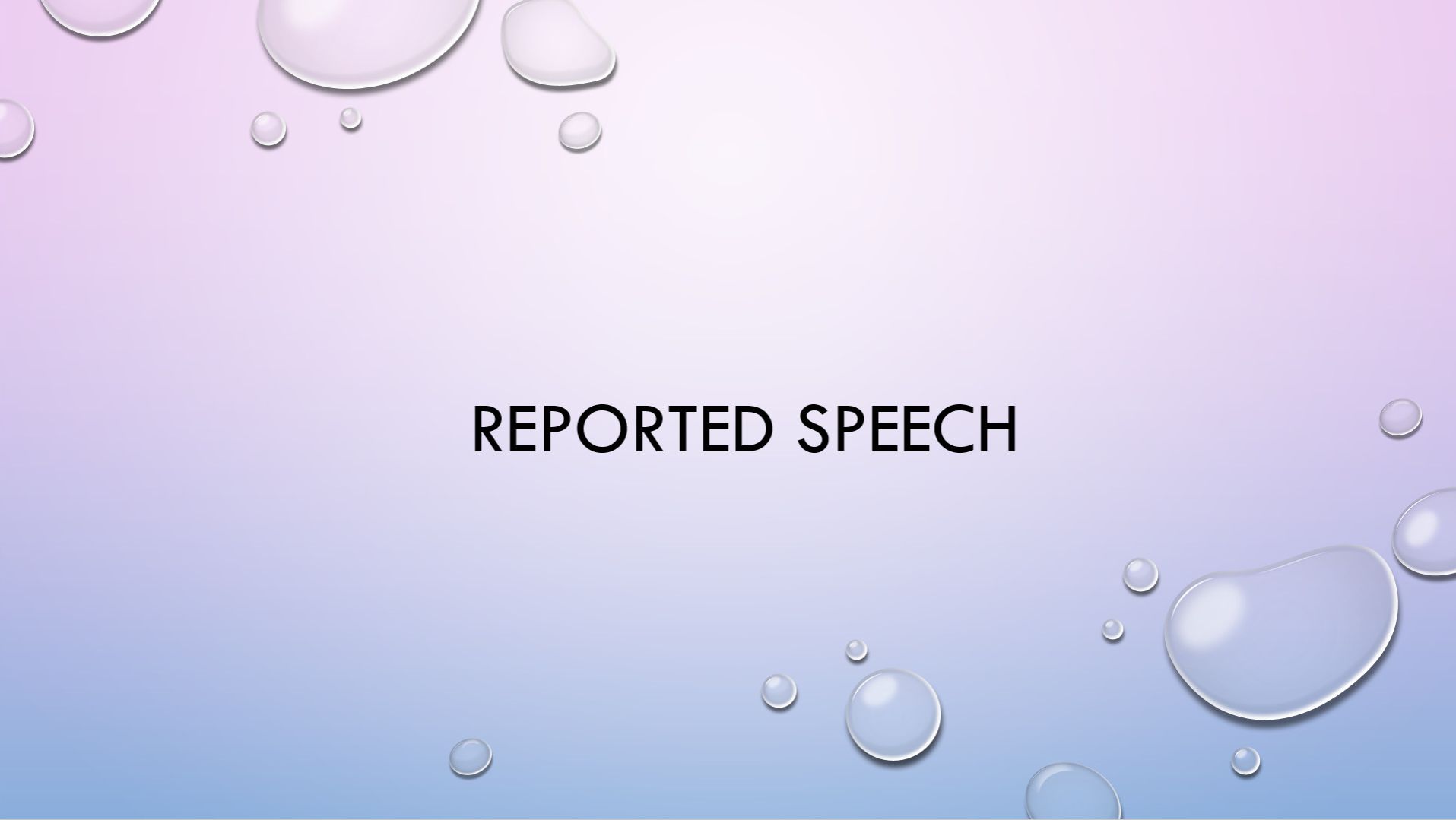 Reported speech part 1 смотреть онлайн