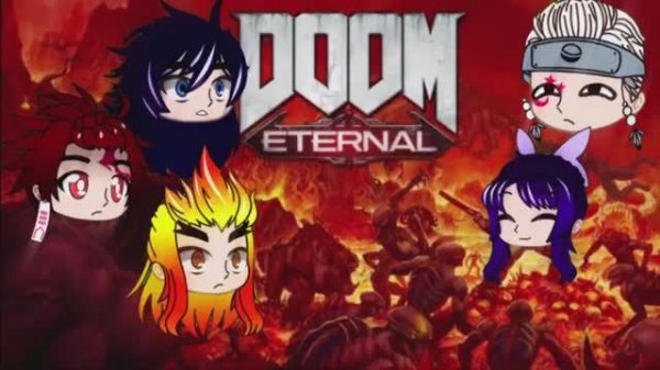 Demon-slayer-реакция-на-Doom-2-часть