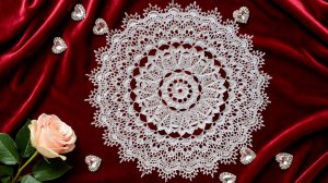 Салфетка "Бесконечная любовь". Часть 4