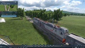 Transport Fever 2 (Современный товарный поезд РЖД  - электровоз Гранит)