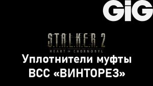 S.T.A.L.K.E.R. 2 Heart of Chernobyl - Уплотнители муфты на ВСС "ВИНТОРЕЗ"