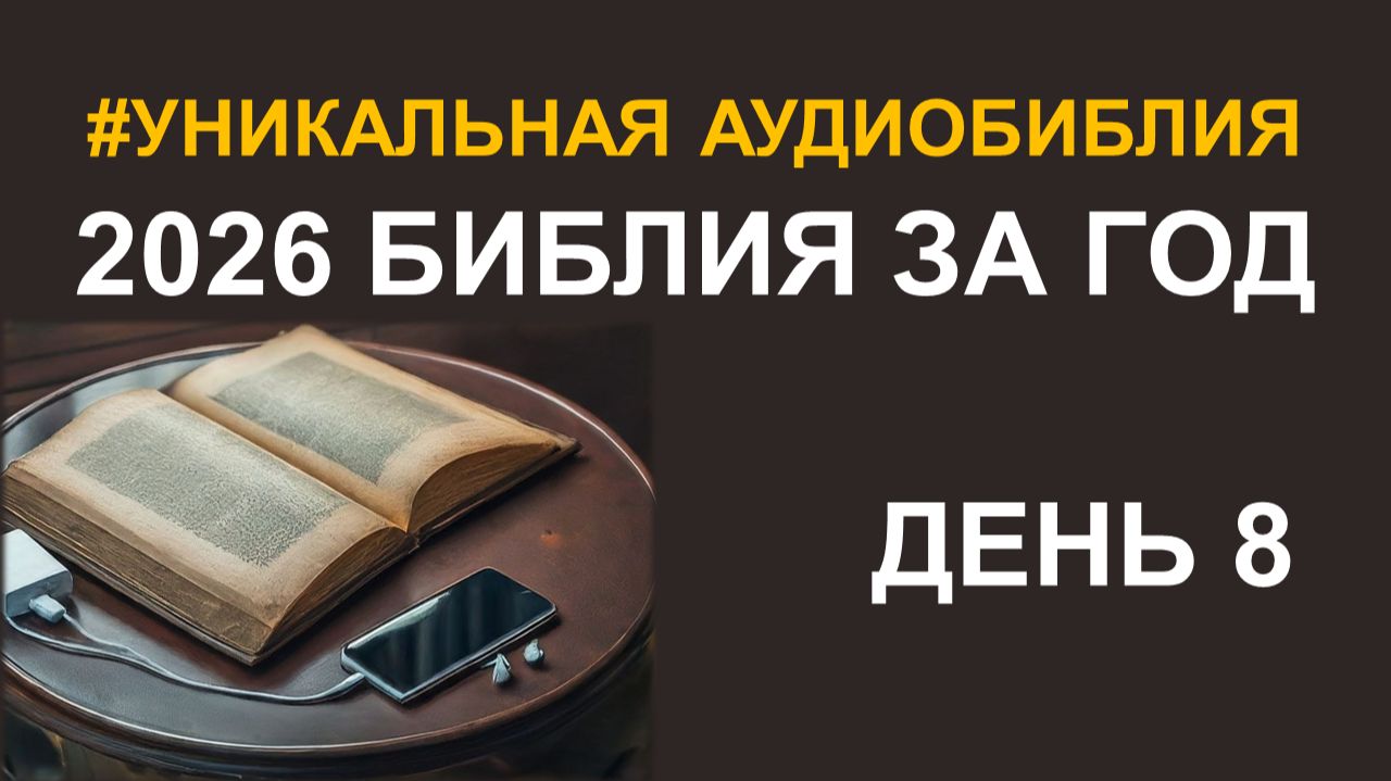 День 8. Библия за год. Библейский ультрамарафон портала «Иисус» 2026 смотреть онлайн