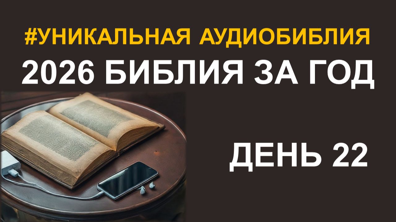 День 22. Библия за год. Библейский ультрамарафон портала «Иисус» 2026 смотреть онлайн
