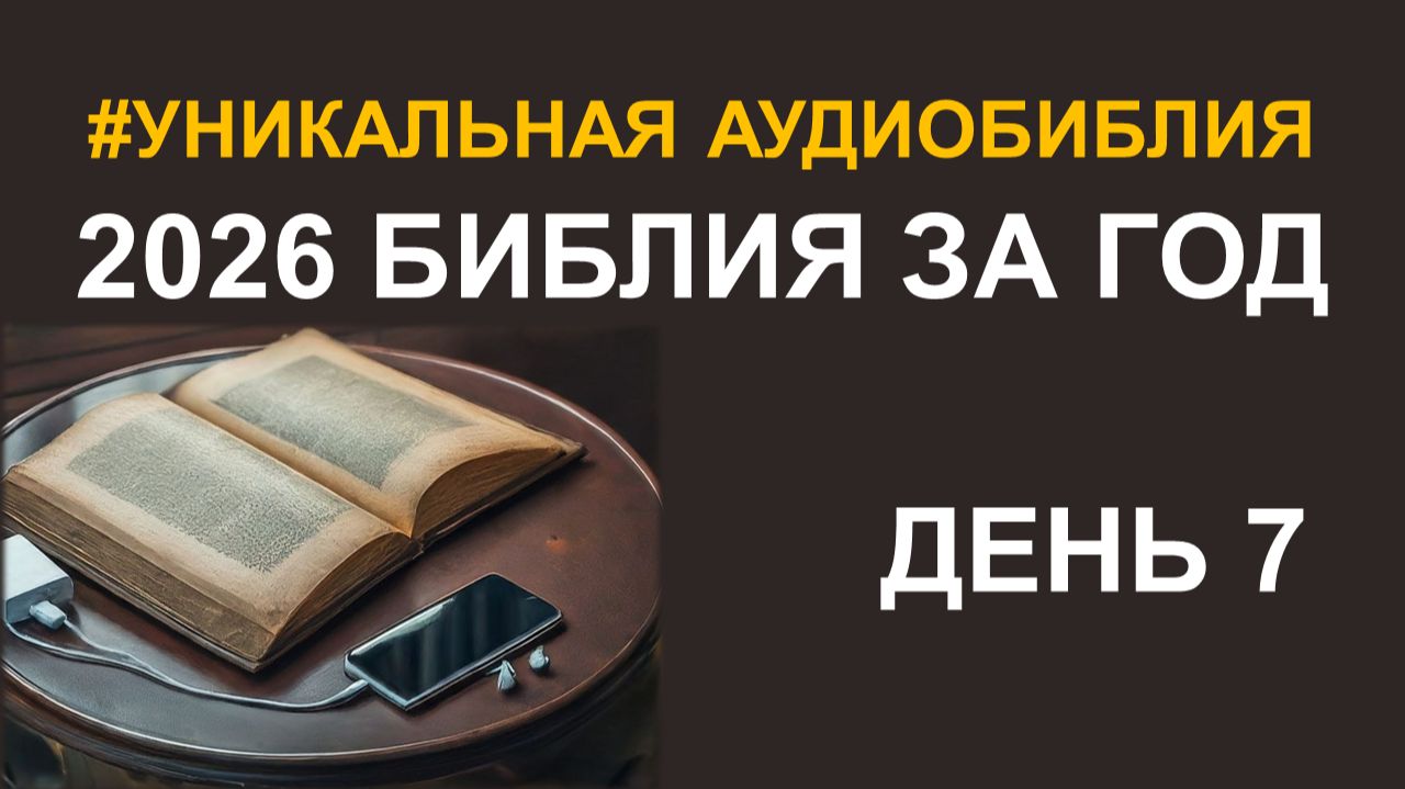 День 7. Библия за год. Библейский ультрамарафон портала «Иисус» 2026 смотреть онлайн