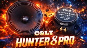 Громкая среднечастотная акустика диаметром 20 см. Colt Hunter 8 Pro