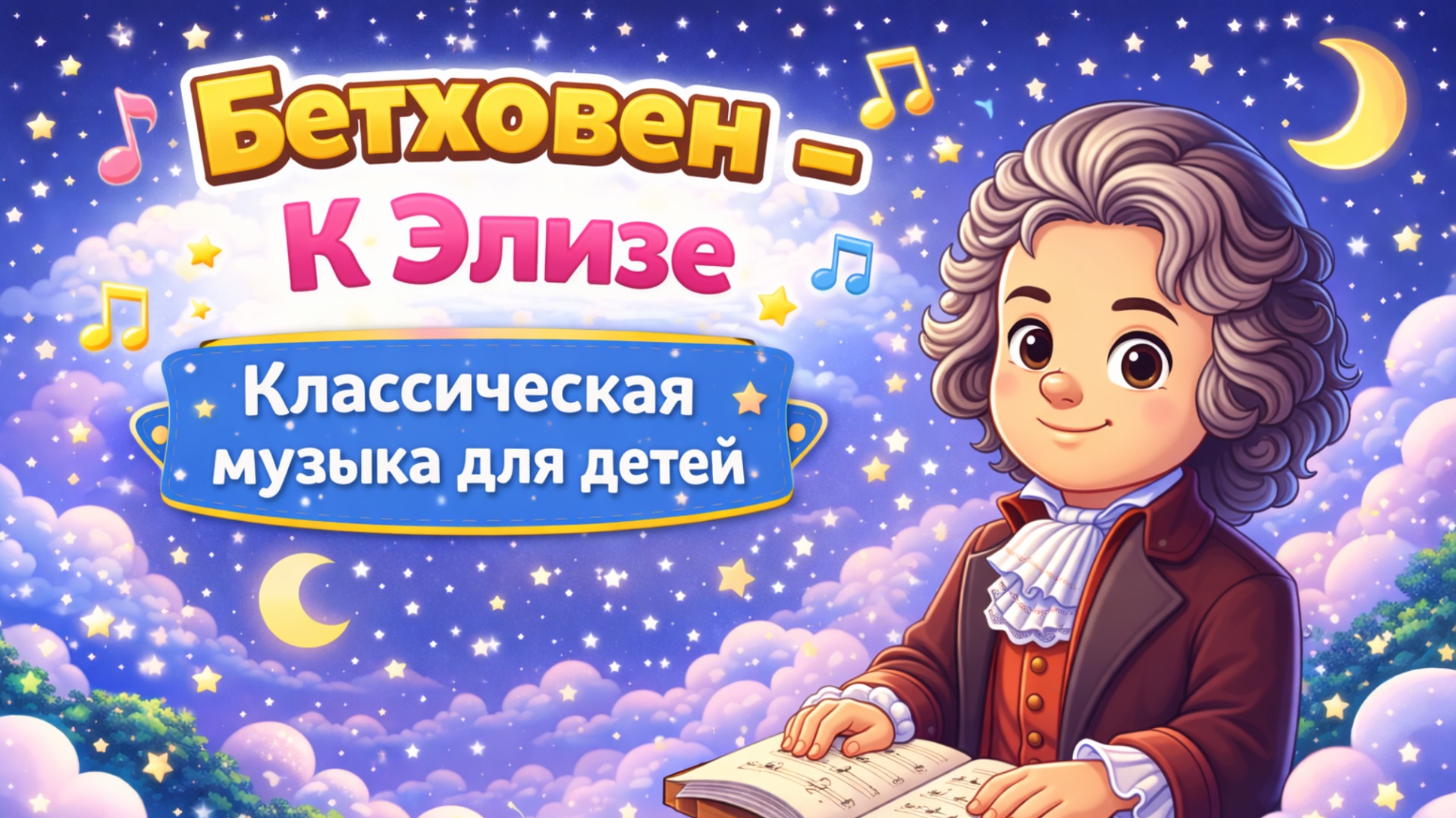 Бетховен – К Элизе | Классическая музыка для детей смотреть онлайн