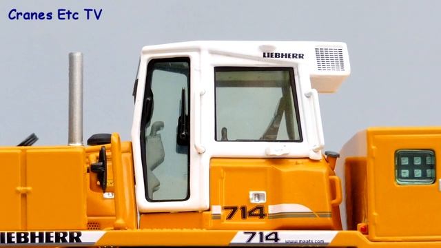 NZG Liebherr SR 714 LGP Welding Tractor By Cranes Etc TV