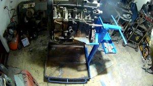 Небыло печали, купил Медведь Ладу Калину. Часть 21. Стенд-кантователь для двигателя с размерами.