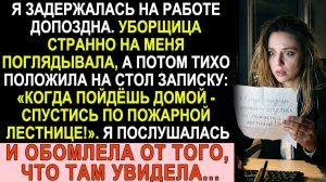 Истории из жизни| Уборщица сунула мне записку |Аудио рассказы|Жизненные истории