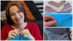 Три готовые работы. Моё вязание в праздники.  Какие процессы завершила?