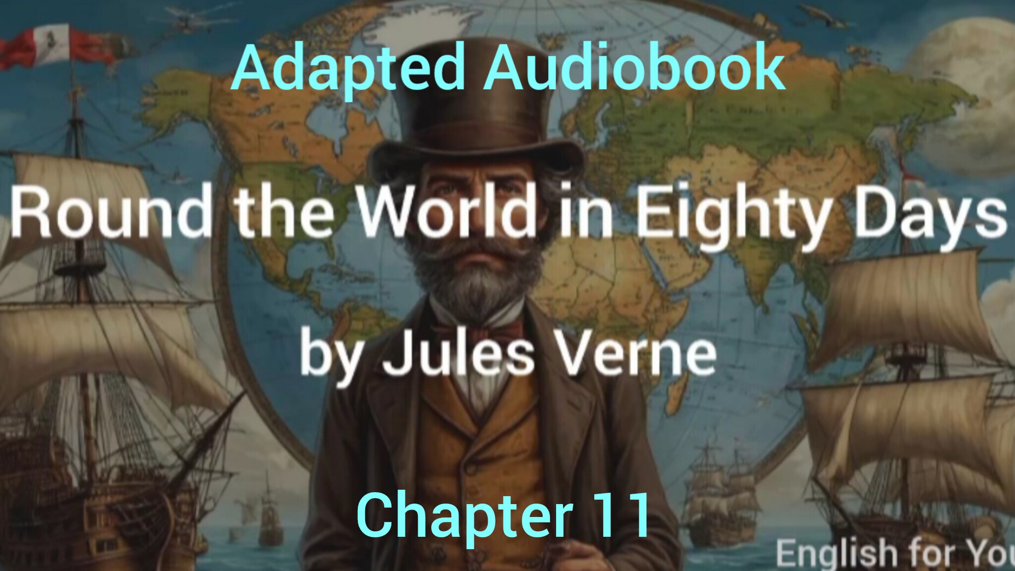 Chapter 11. Round the World in Eighty Days by Jules Verne. Adapted Audiobook. Level 2.