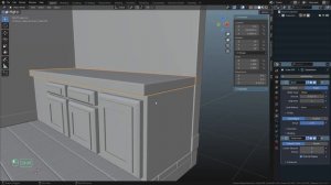 Stylized Kitchen Course in Blender p15 SK_S1_C02 Kitchen Cabinet