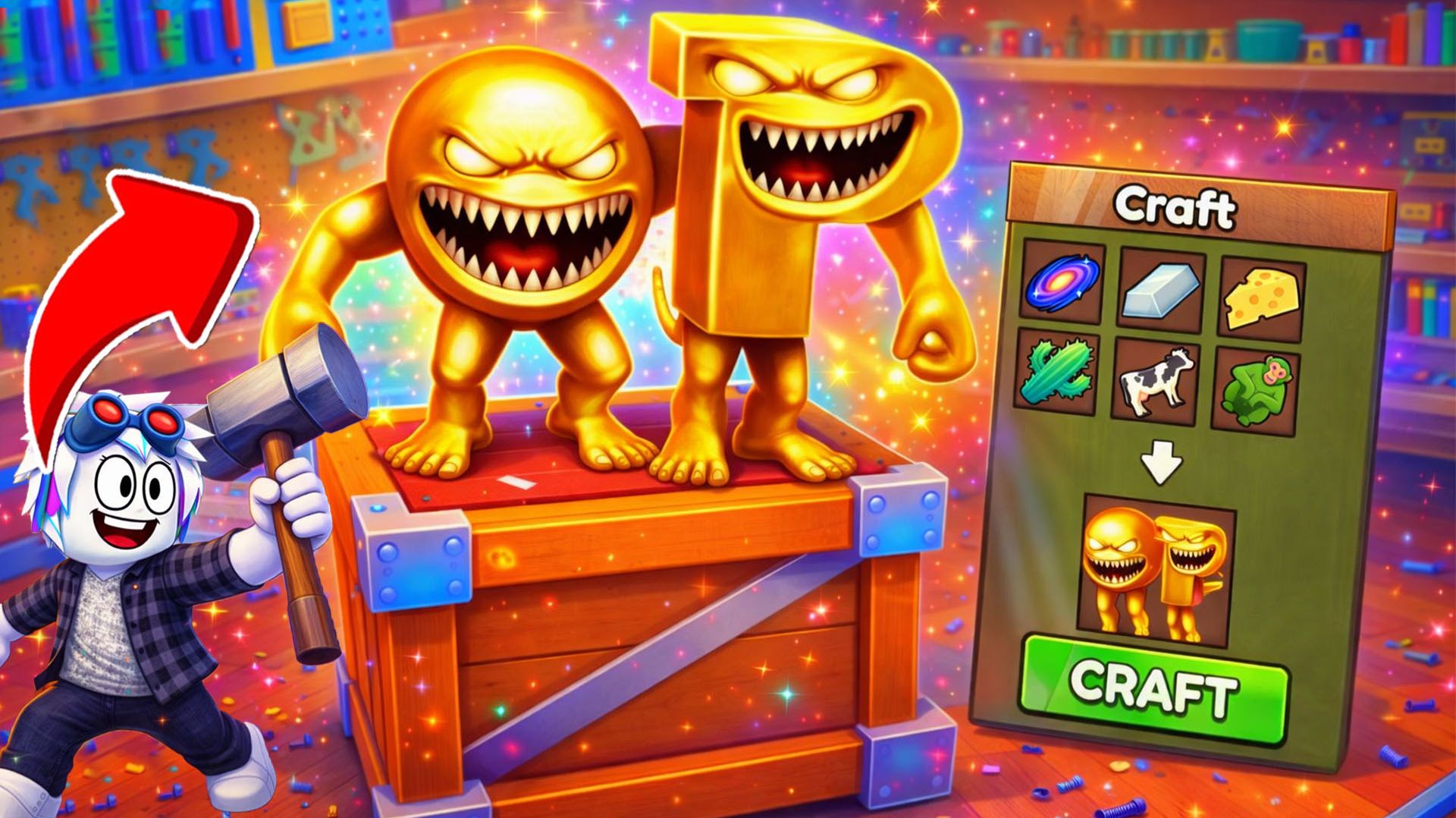 Я СКРАФТИЛ OP БРЕЙНРОТА И КУЧУ БРЕЙНРОТОВ, КОТОРЫХ Я ВИЖУ В ПЕРВЫЙ РАЗ В РОБЛОКСЕ! Craft a Brainrot смотреть онлайн