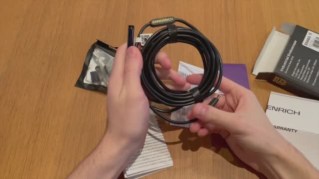 Видеоэндоскоп Ermenrich Seek VE10 | Ermenrich – видео распаковки смотреть онлайн