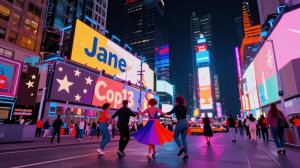 NY Times Square Mexico dance 💃