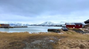 Жизнь на отдалённом арктическом острове прогулка рядом с Тромсё ❄️🏔️
