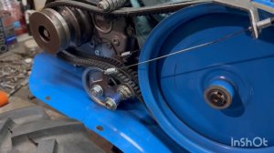 Пониженная и повышенная скорость на мотоблоке Нева, механизм переключения передач