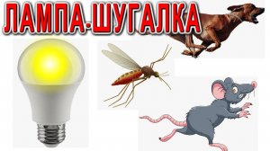 Ультразвуковой отпугиватель Крыс Собак и Комаров из обычной лампочки