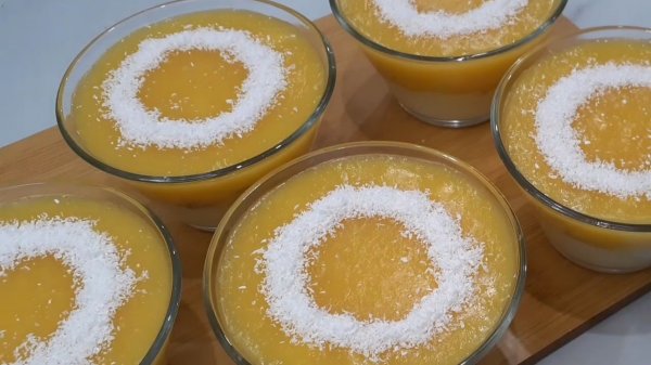 Молочный десерт с апельсинами - рецепт на Eda.video